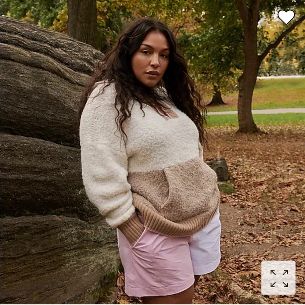 J.Crew Colorblock sweater-hoodie